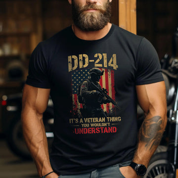 DD214 It’s a Veteran Thing You Wouldn’t Understand Veteran Pride T-Shirt