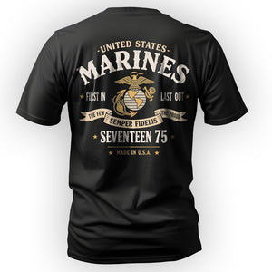 United States Marines First In Last Out T-Shirt