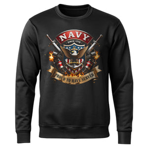 Navy Since 1775 Proud to Have Served US Sweatshirt