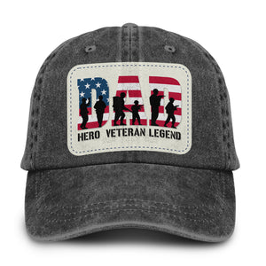 Veteran Hero Proudly Serving Baseball Cap