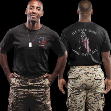 POW MIA All Gave Some Some Gave All Proud US Military Veteran Remembrance T-Shirt