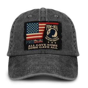 POW MIA Honor Baseball Cap