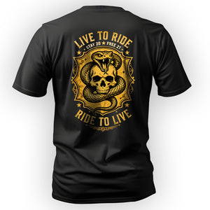 Ride Free Live Boldly T-Shirt