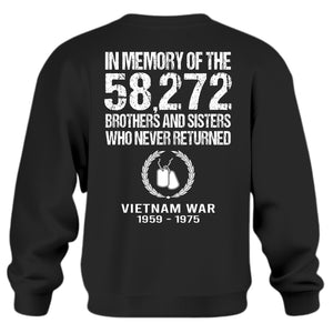 Honoring Vietnam War Heroes Sweatshirt