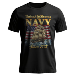 United States Navy Since 1775 Proud US T-Shirt