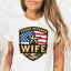 Proud Veteran Wife Honoring Love Strength and Sacrifice Beside a True American Hero T-Shirt