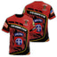 82nd Airborne Strength in Crimson All-over Print Personalized T-Shirt