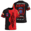 82nd Airborne All The Way Veteran Bold Black & Red All-over Print Personalized T-Shirt