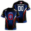 82nd Airborne Division U.S. Army Sport Style Black & Blue All-over Print Personalized T-Shirt