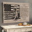 U.S. Military Oath of Enlistment Canvas