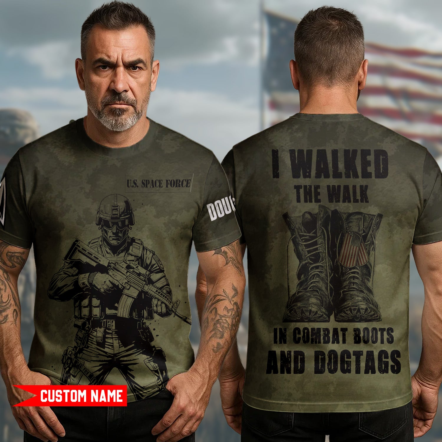 I Walked the All-over Print Personalized T-Shirt
