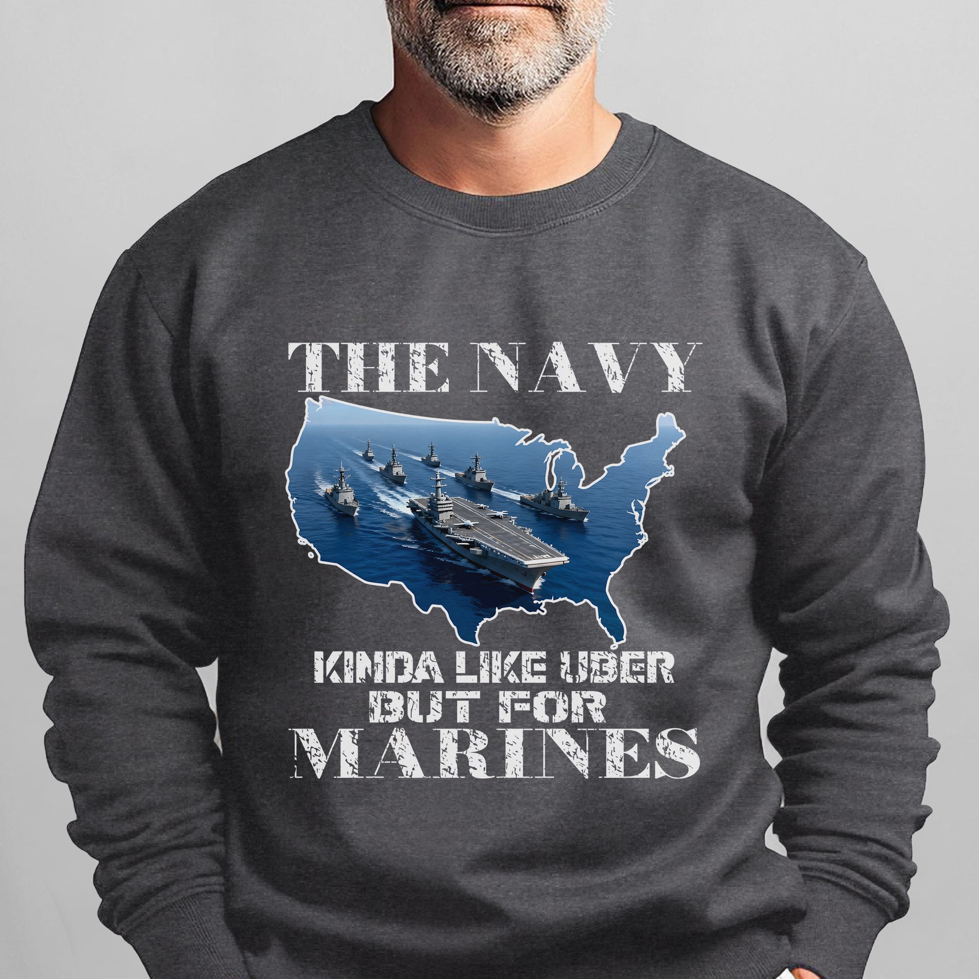 The Navy Kinda Like Uber but for Sweatshirt