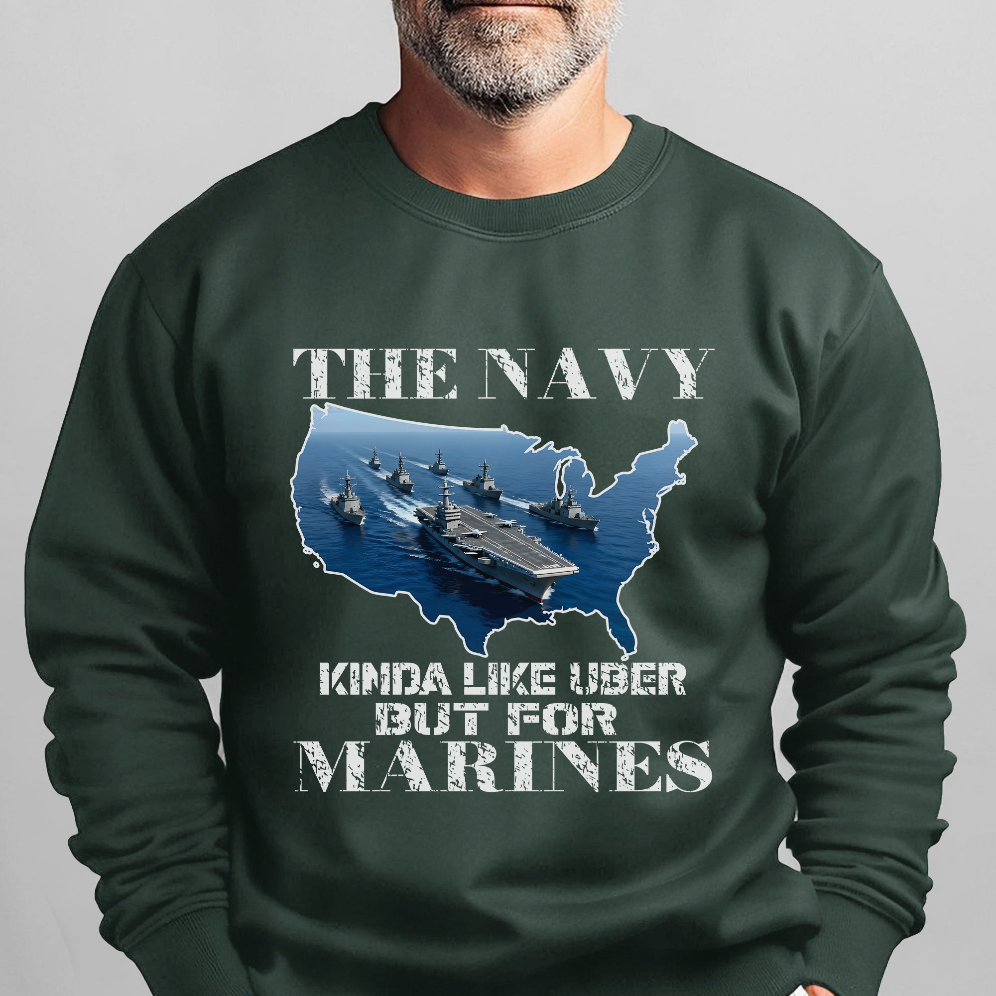The Navy Kinda Like Uber but for Sweatshirt