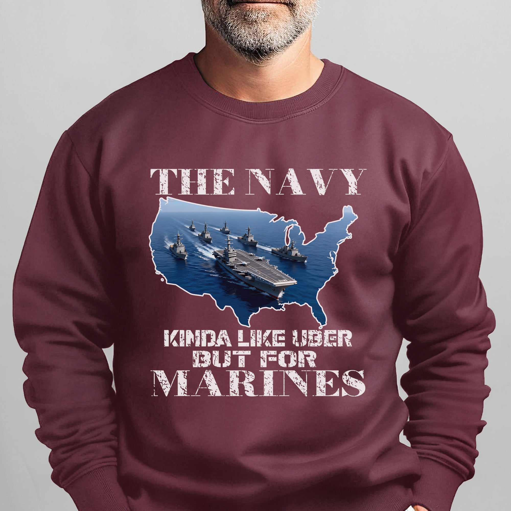 The Navy Kinda Like Uber but for Sweatshirt