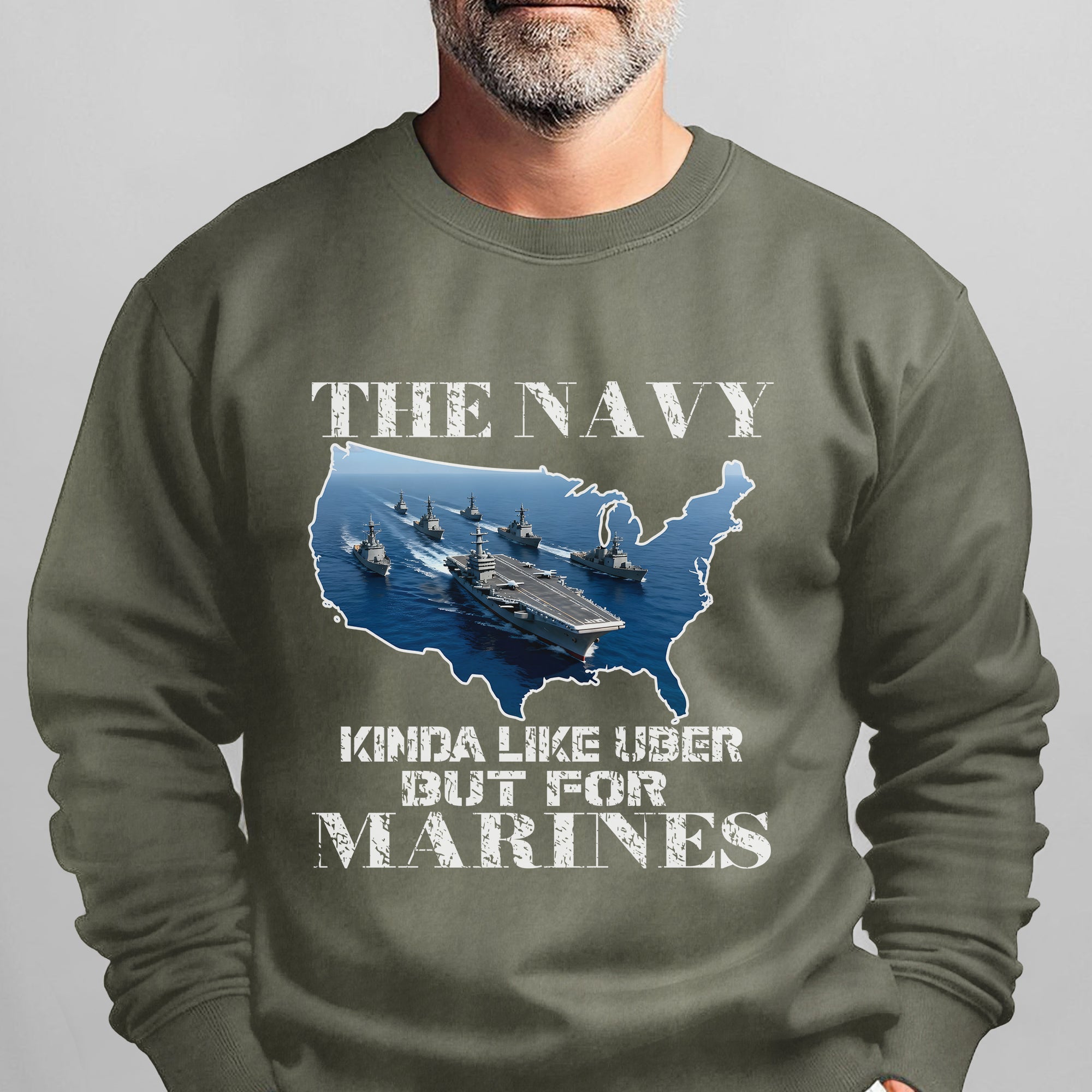 The Navy Kinda Like Uber but for Sweatshirt