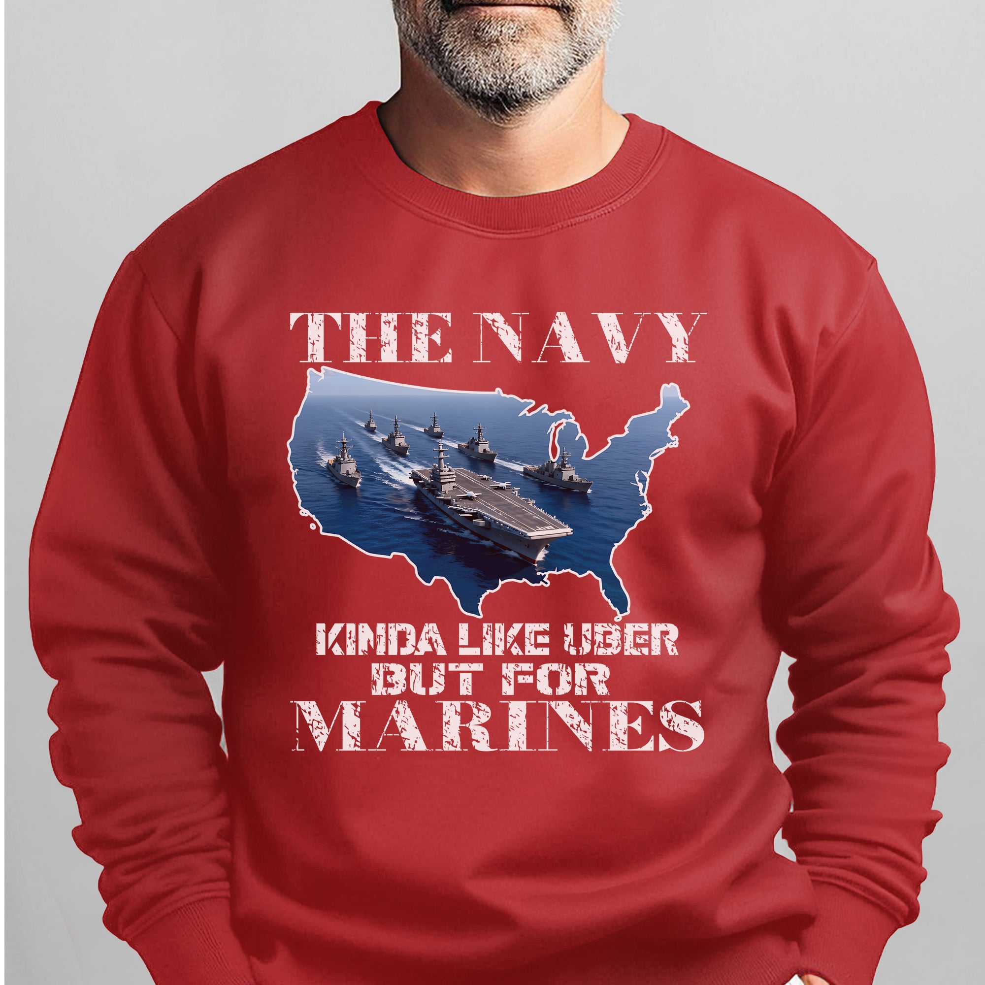 The Navy Kinda Like Uber but for Sweatshirt