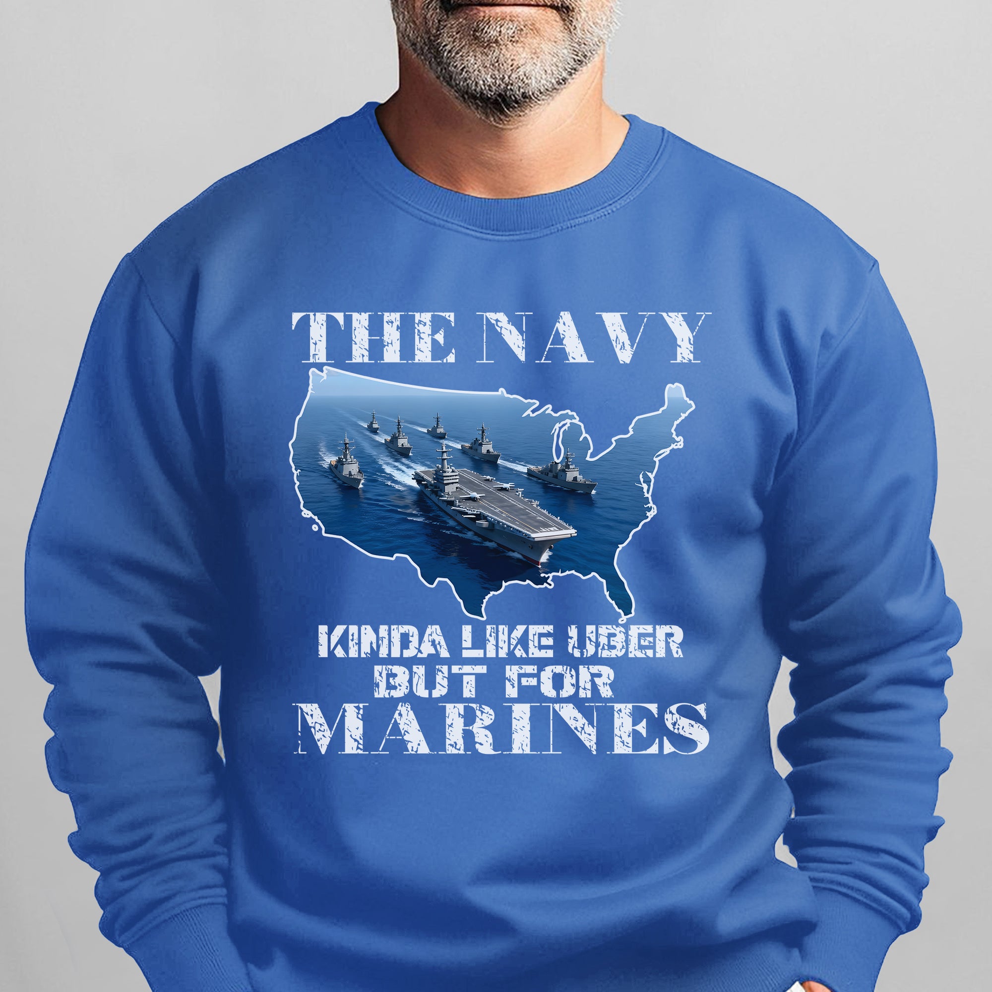The Navy Kinda Like Uber but for Sweatshirt