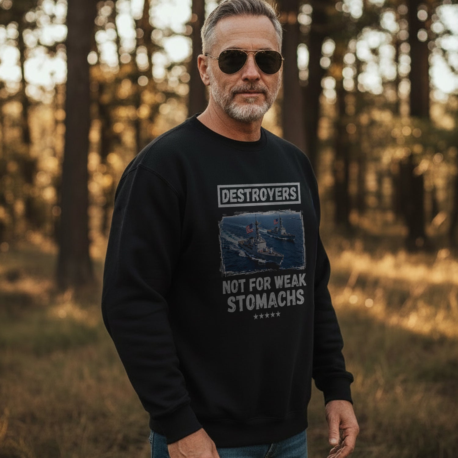 Destroyers Not for Weak Stomachs US Sweatshirt