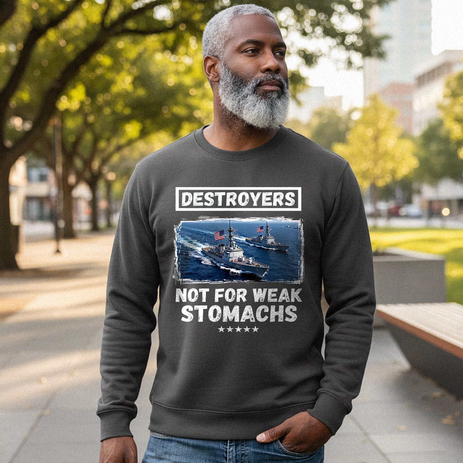 Destroyers Not for Weak Stomachs US Sweatshirt