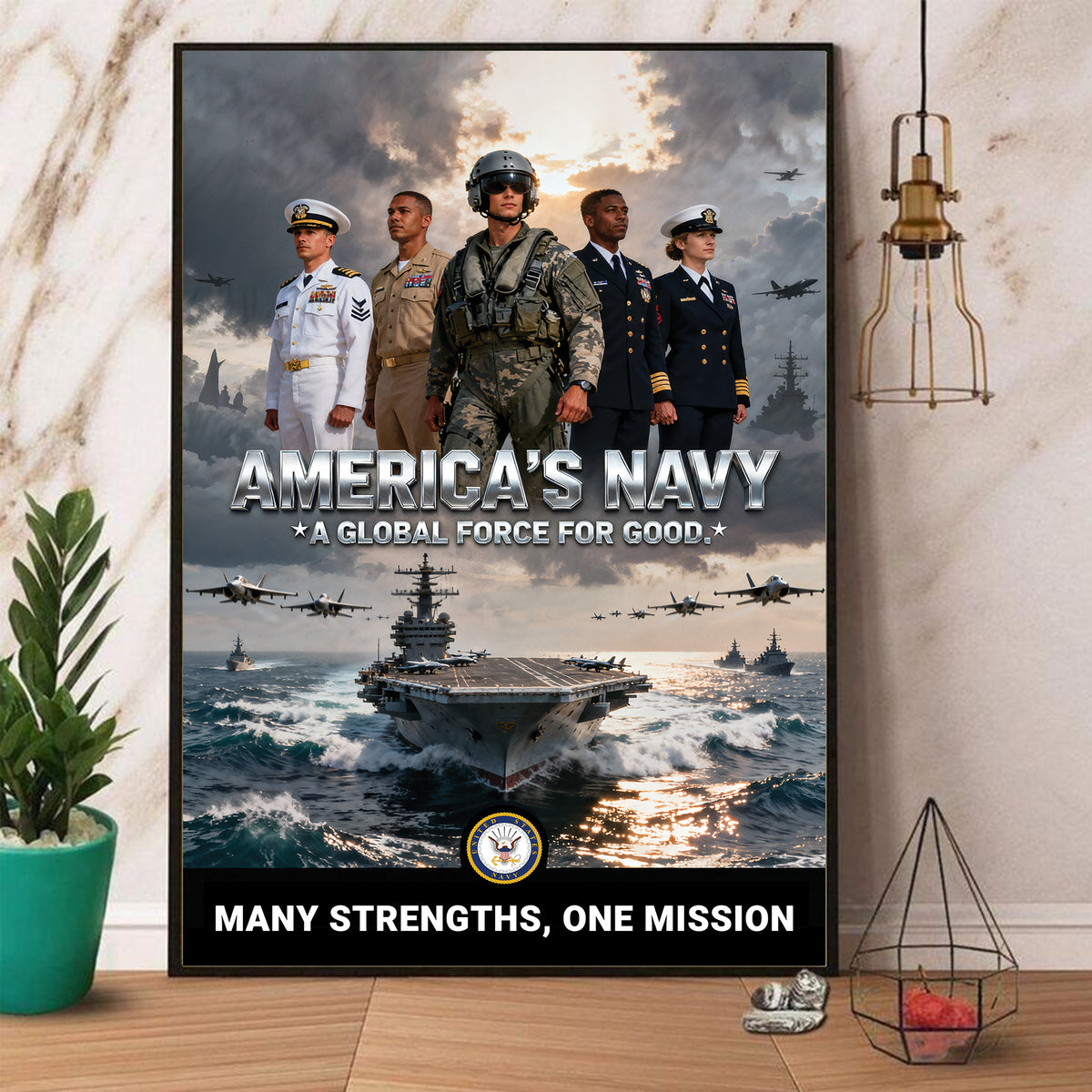 U.S. Navy Global Force for Good Poster Main image
