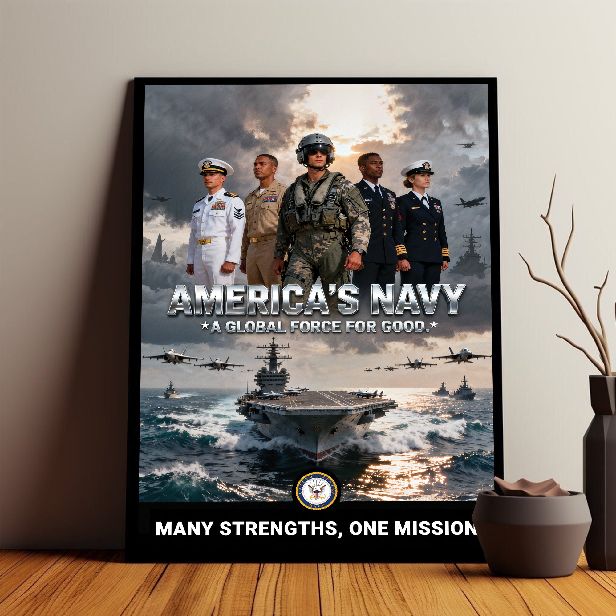 U.S. Navy Global Force for Good Poster Secondary image