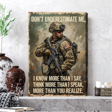 U.S. Army Know More Canvas