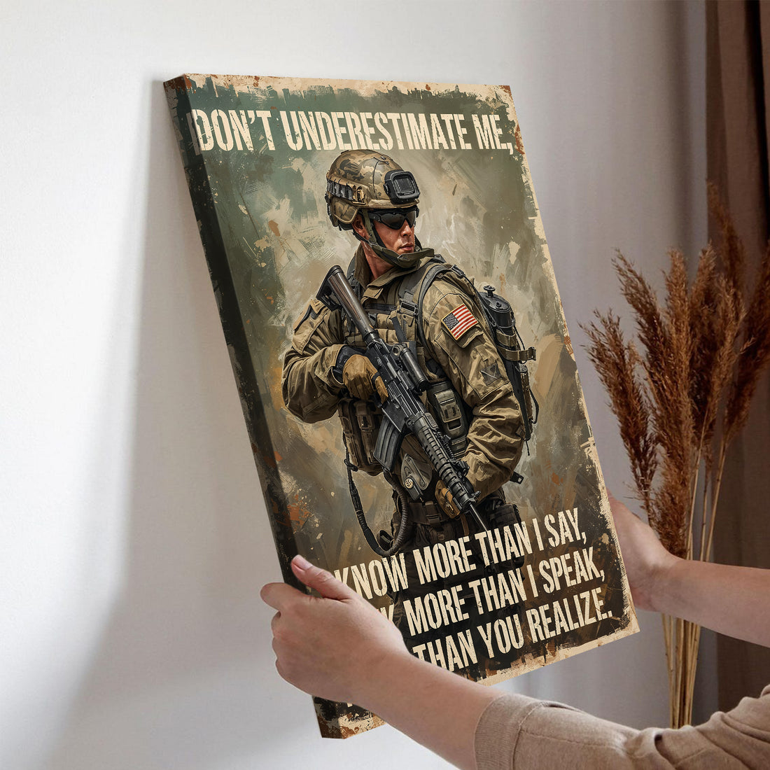 U.S. Army Know More Canvas