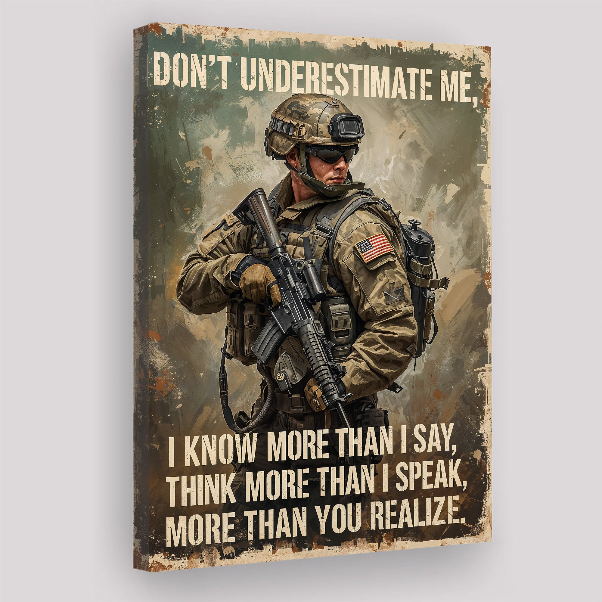 U.S. Army Know More Canvas