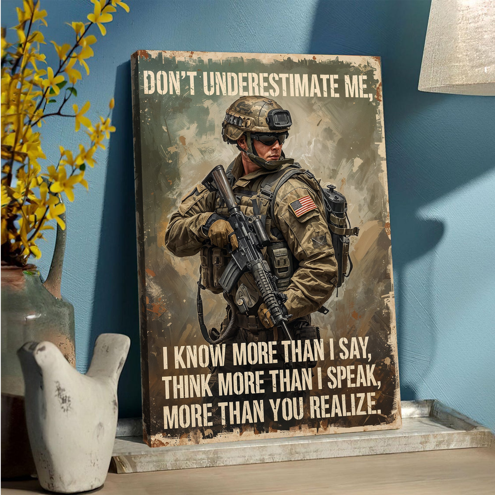 U.S. Army Know More Canvas