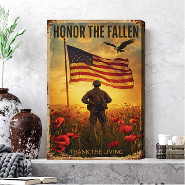 Honor the Fallen, Veteran Tribute Canvas