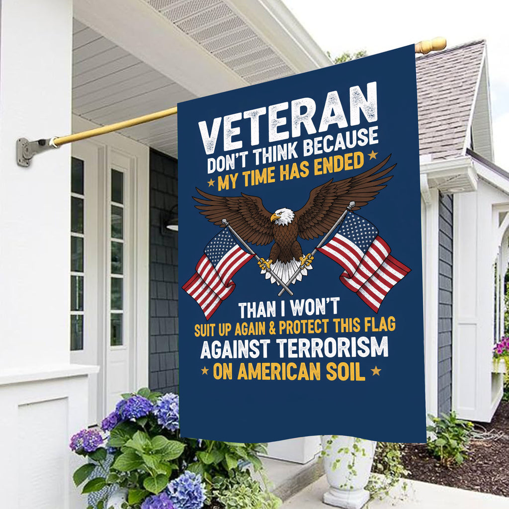 Veteran Proudly Defending This Flag