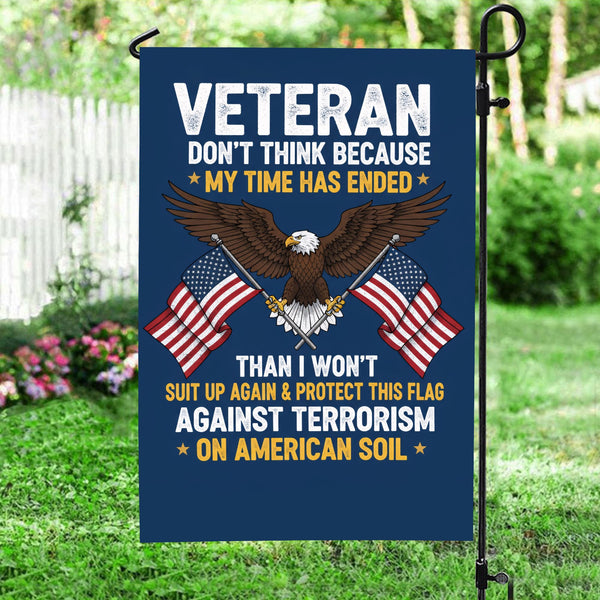 Veteran Proudly Defending This Flag