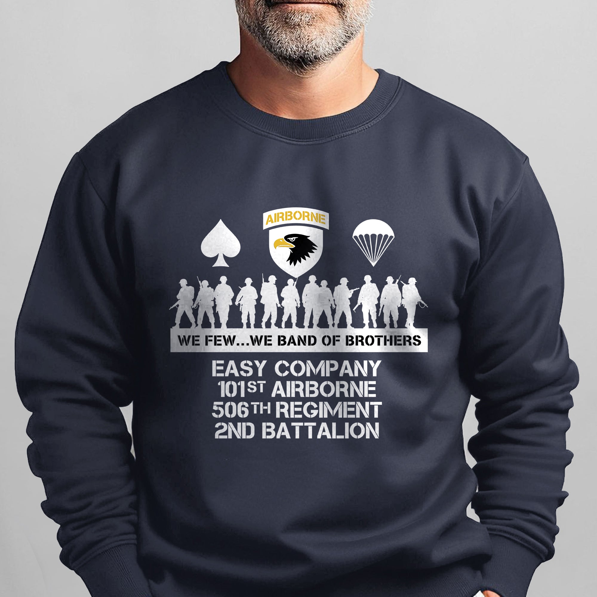 Airborne We Few We Band of Brothers Sweatshirt