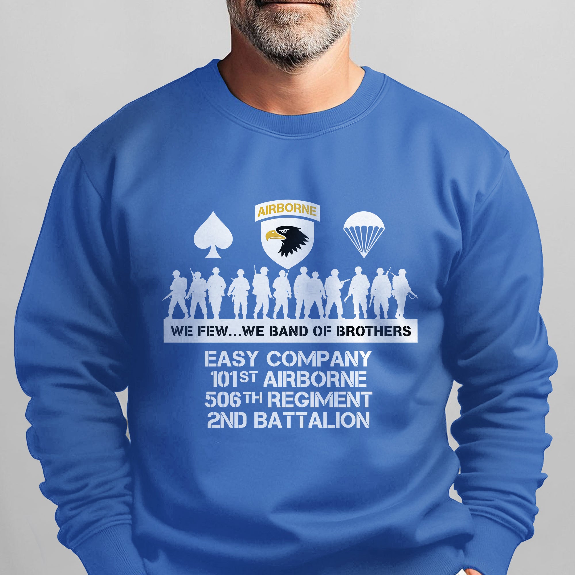 Airborne We Few We Band of Brothers Sweatshirt