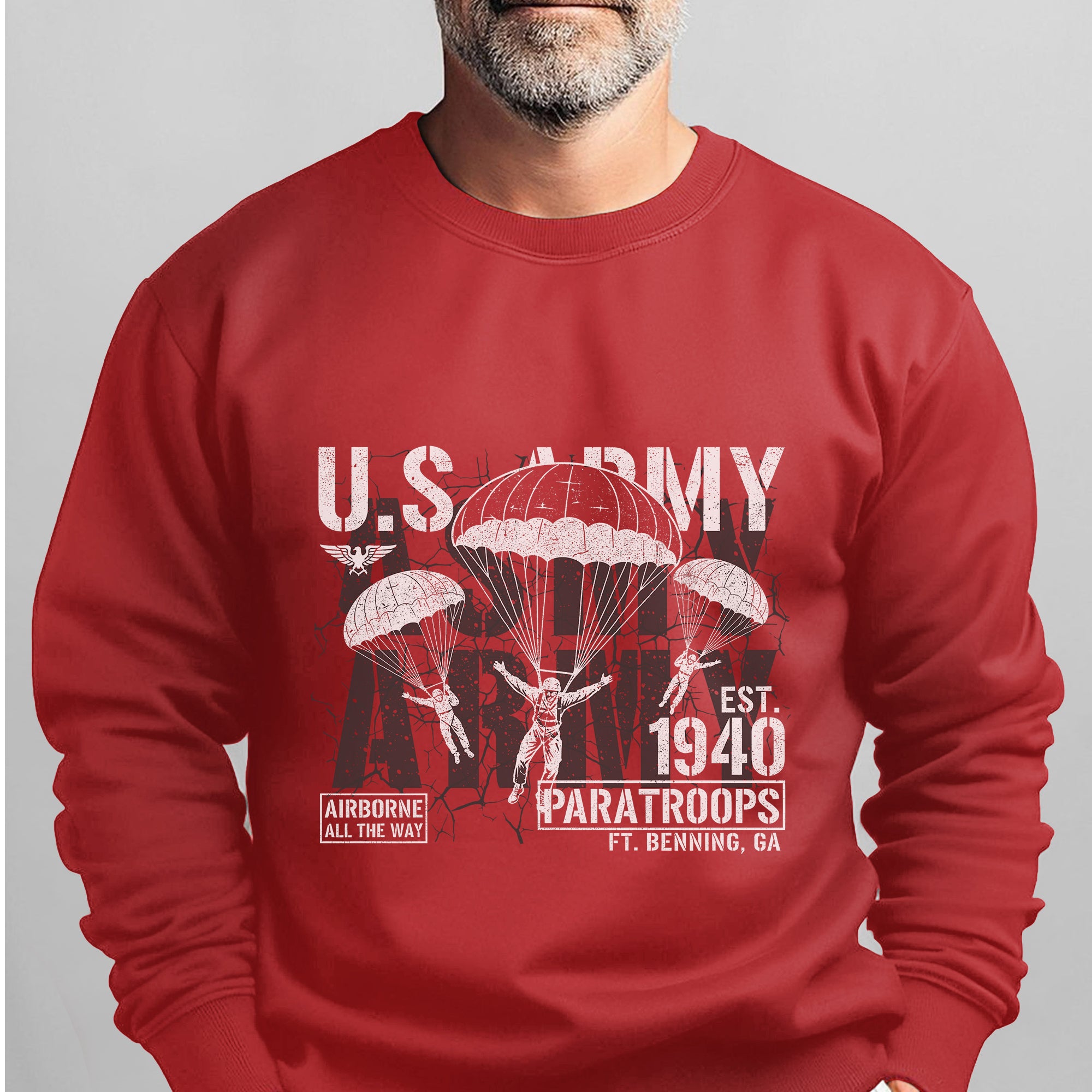 US Army Airborne All the Way Est 1940 Sweatshirt