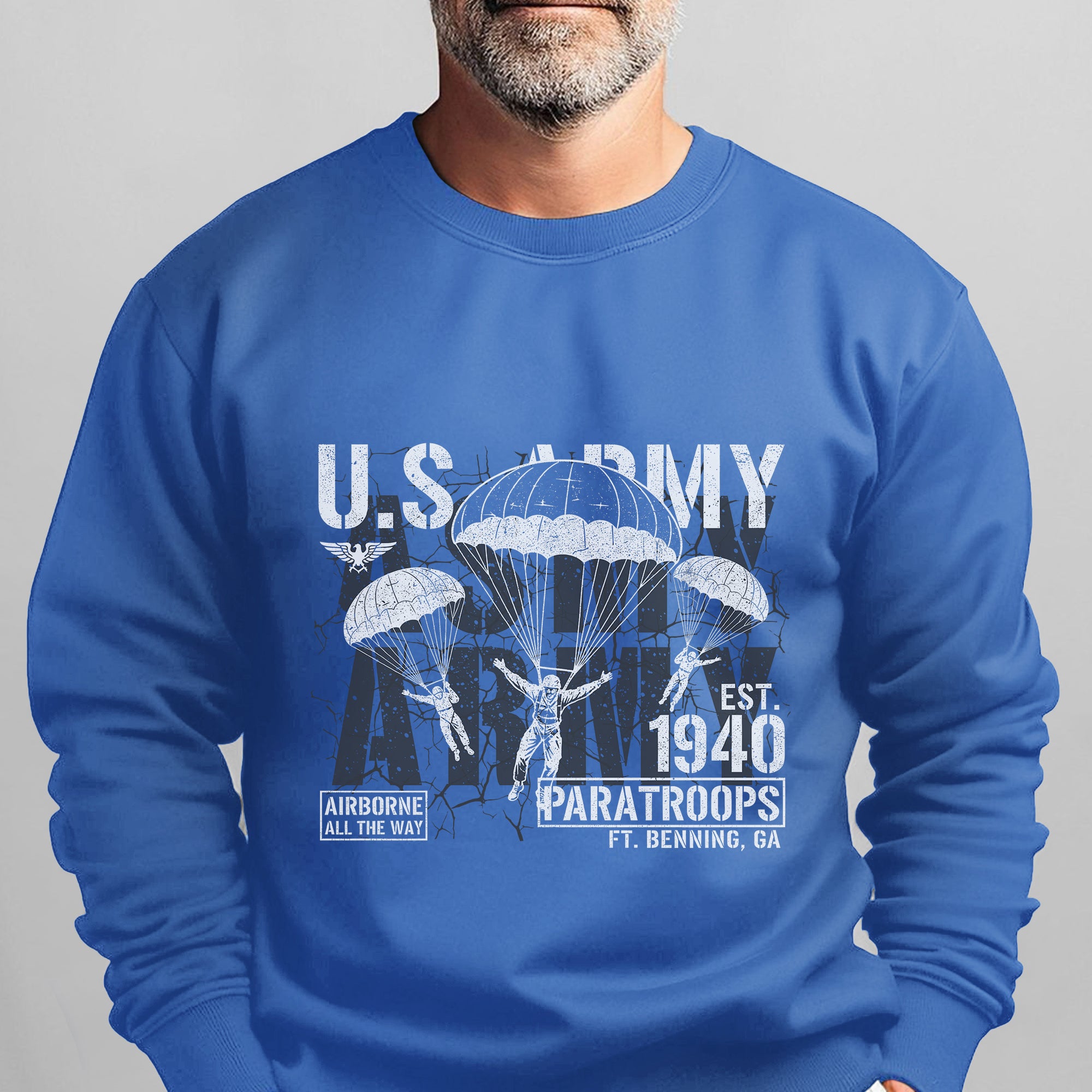 US Army Airborne All the Way Est 1940 Sweatshirt