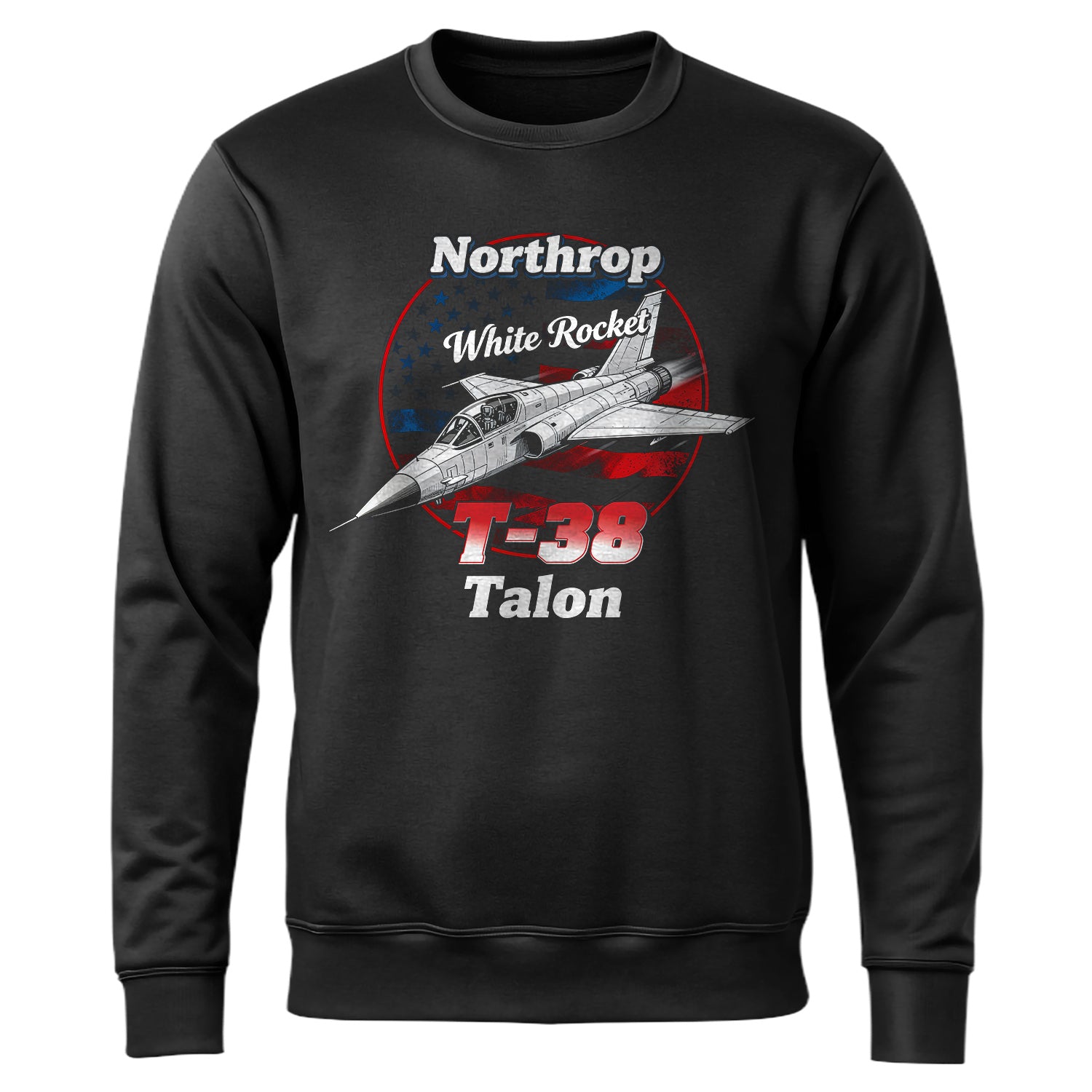 Northrop White Rocket T38 Talon US Air Sweatshirt