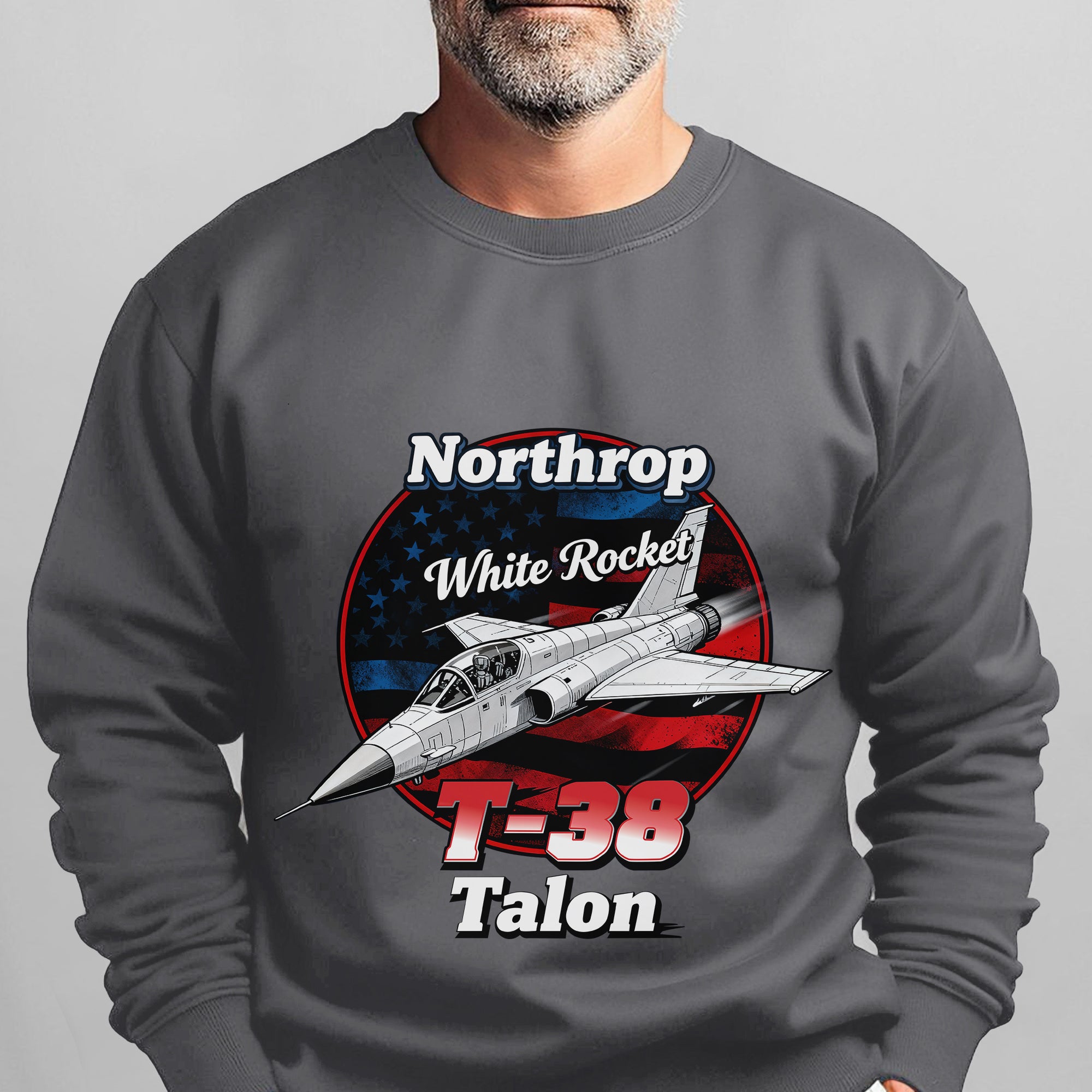 Northrop White Rocket T38 Talon US Air Sweatshirt