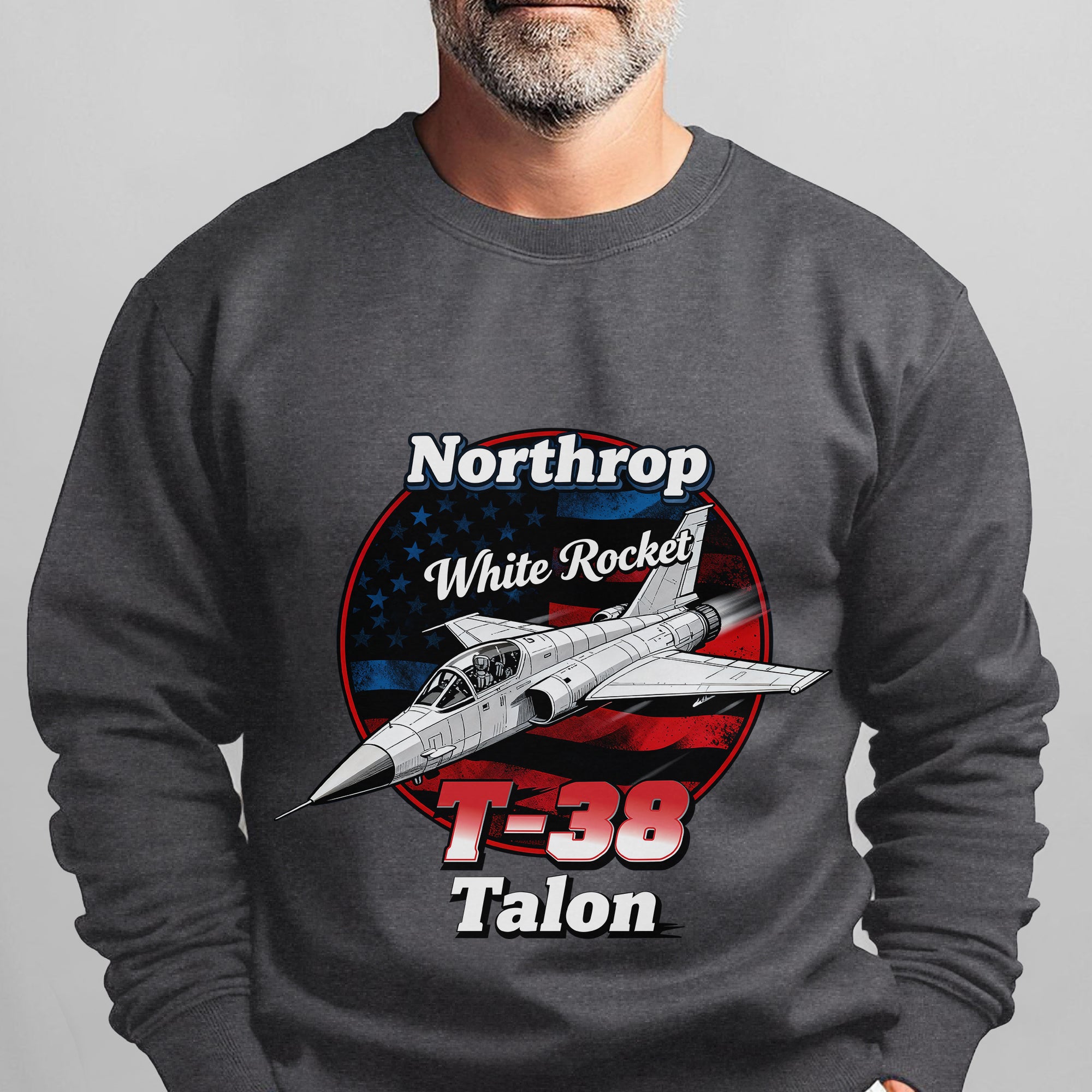 Northrop White Rocket T38 Talon US Air Sweatshirt