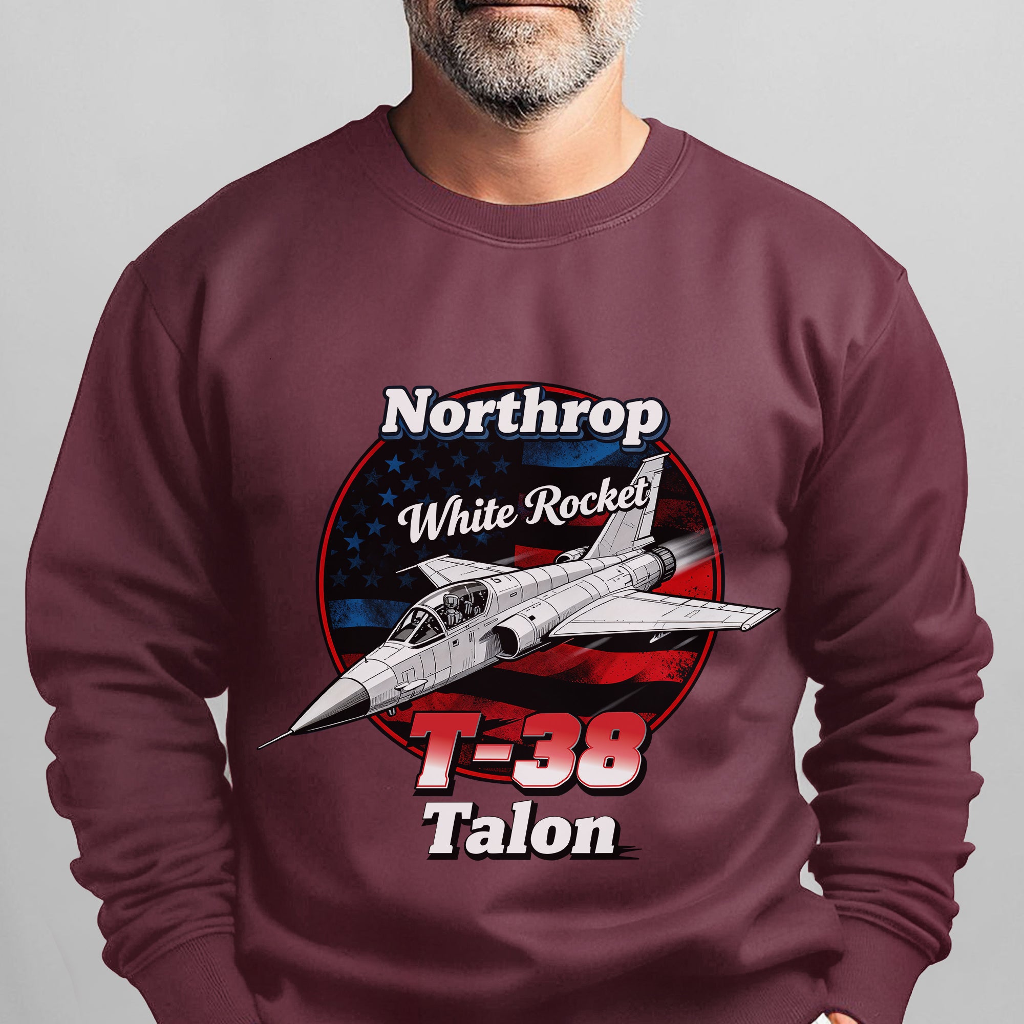 Northrop White Rocket T38 Talon US Air Sweatshirt