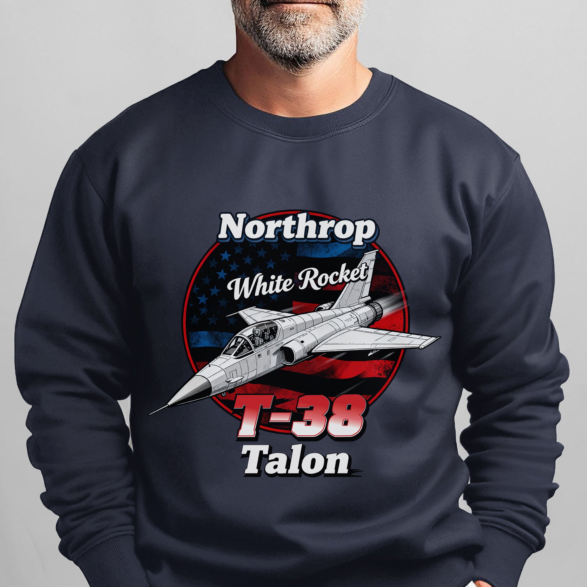 Northrop White Rocket T38 Talon US Air Sweatshirt