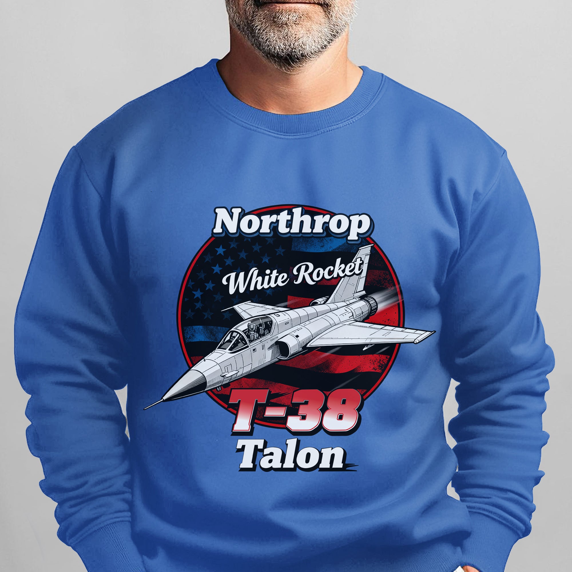 Northrop White Rocket T38 Talon US Air Sweatshirt