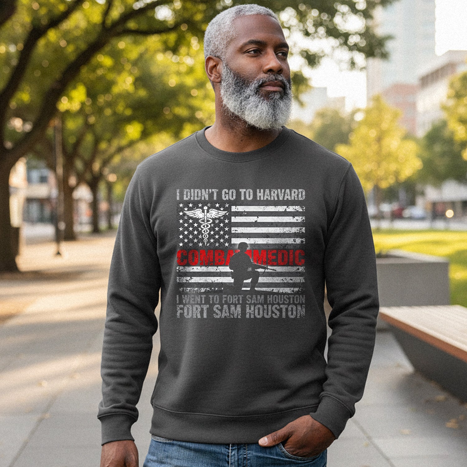 I Didnt Go to Harvard I Personalized Sweatshirt