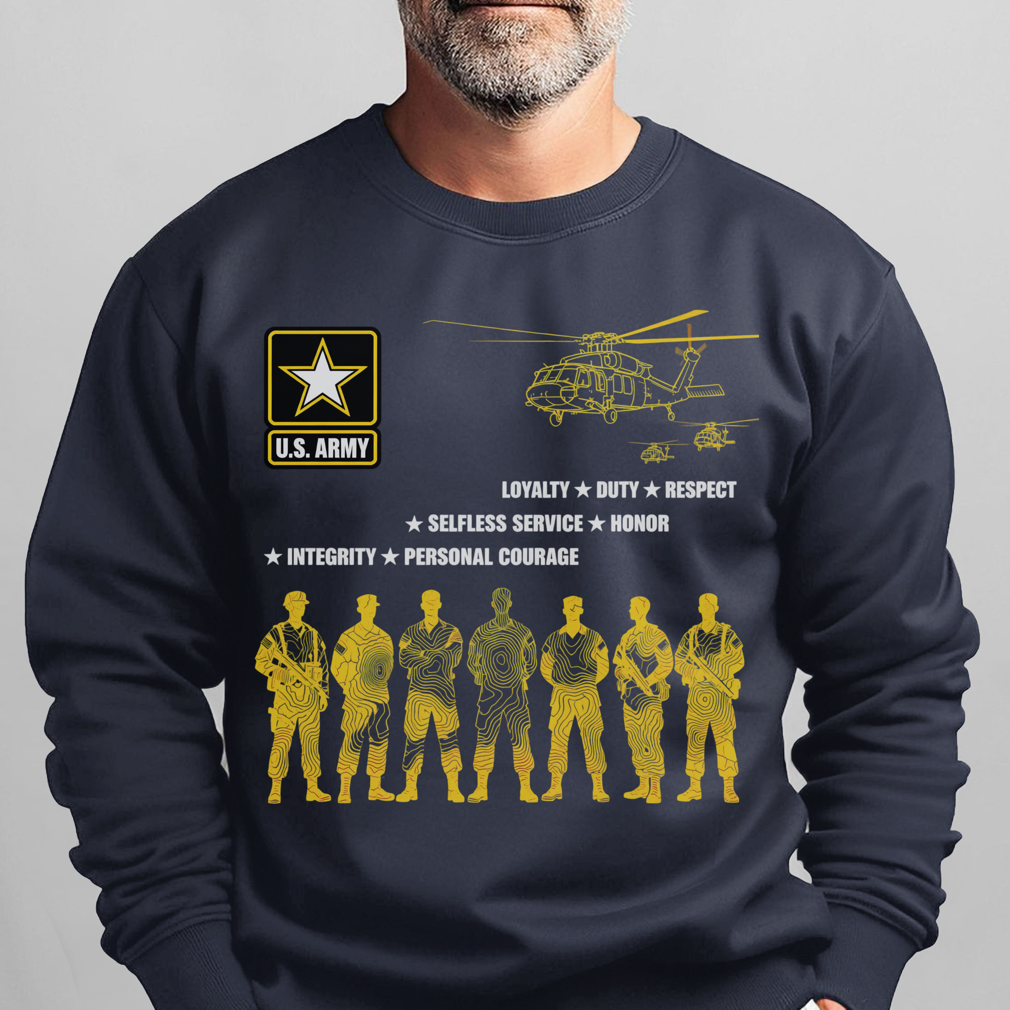 US Army Loyalty Duty Respect Selfless Sweatshirt
