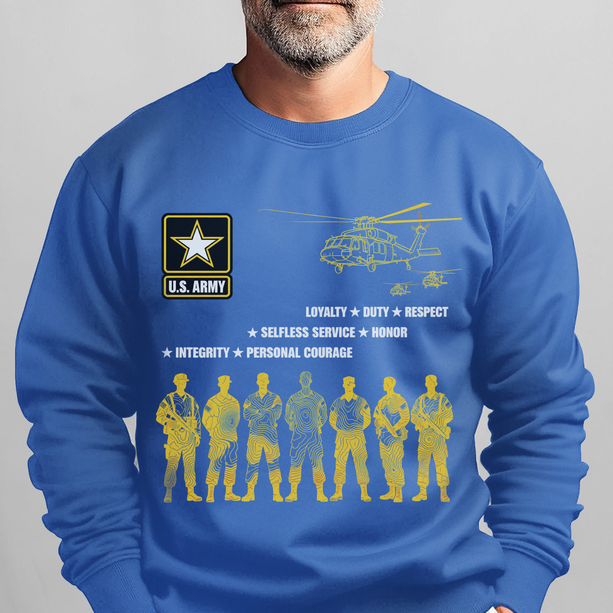 US Army Loyalty Duty Respect Selfless Sweatshirt