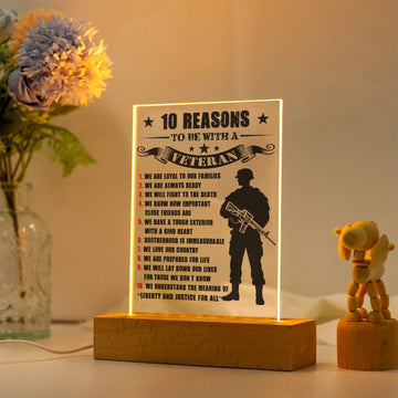 Veteran Pride Led Night Light