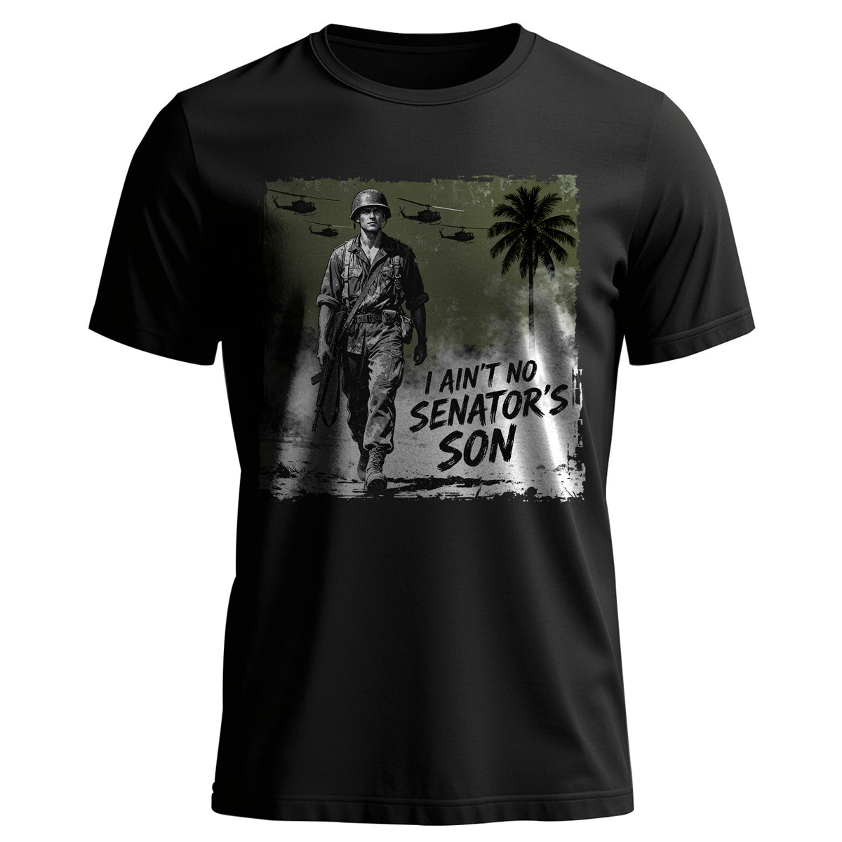 I Aint No Senators Son Military Patriotic T-Shirt Main image