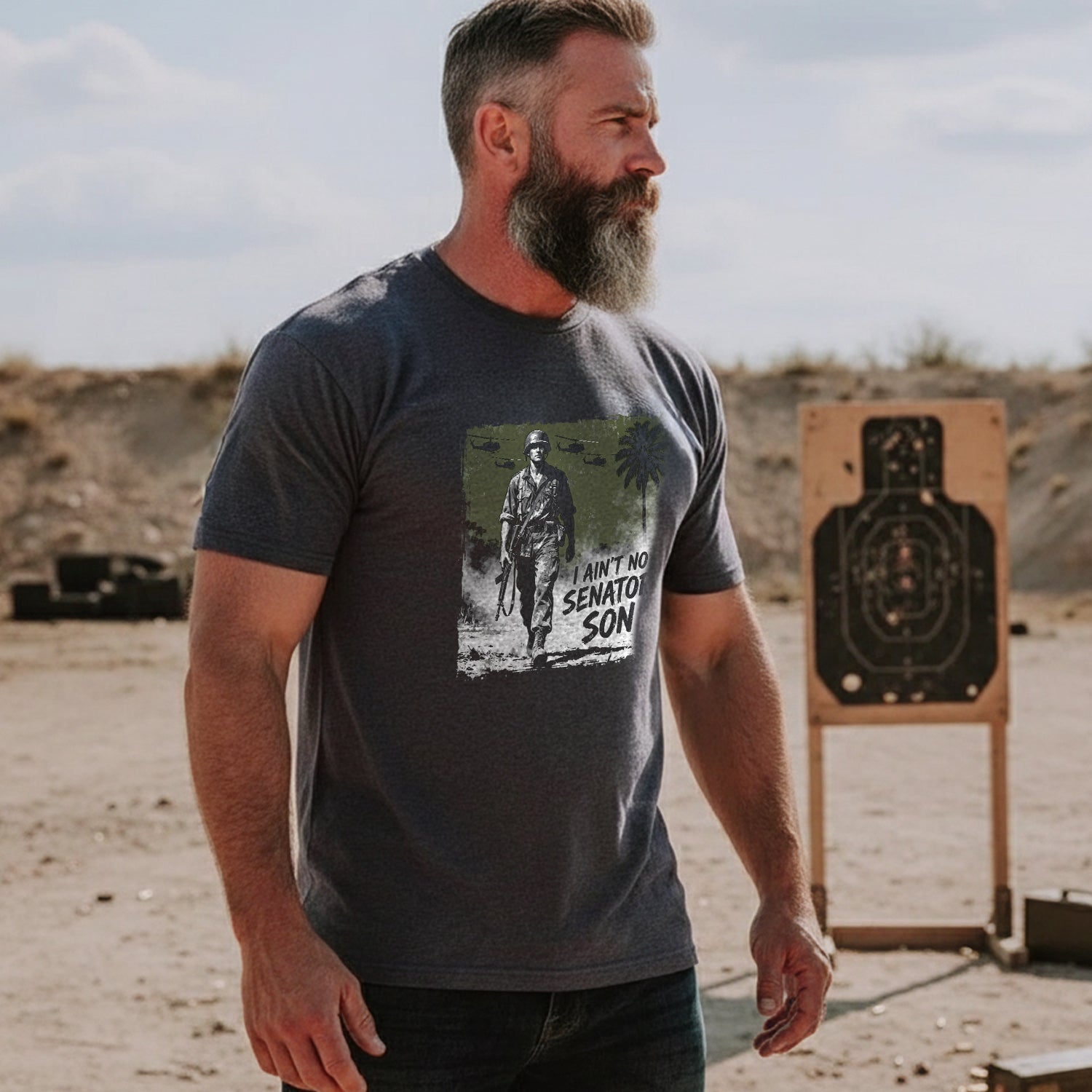 I Aint No Senators Son Military Patriotic T-Shirt