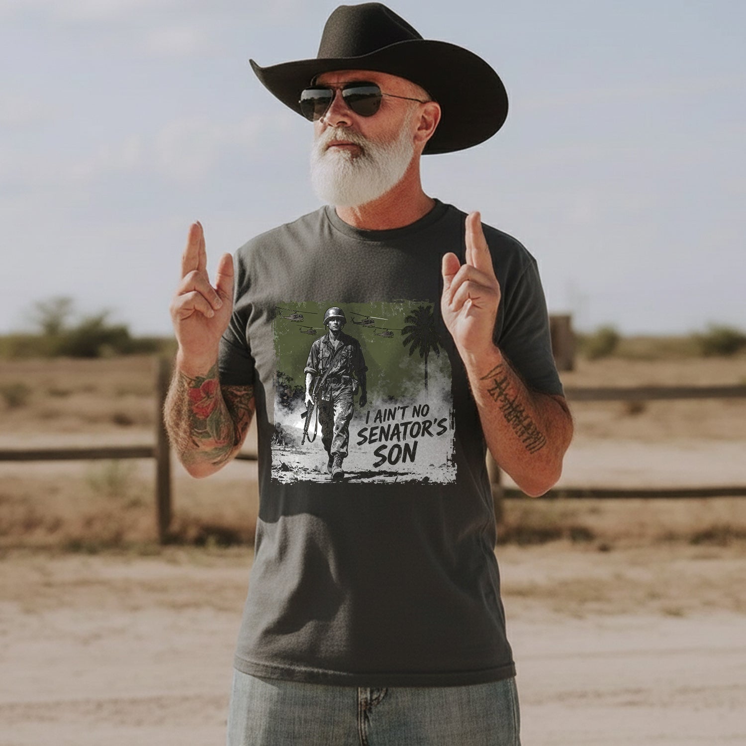 I Aint No Senators Son Military Patriotic T-Shirt