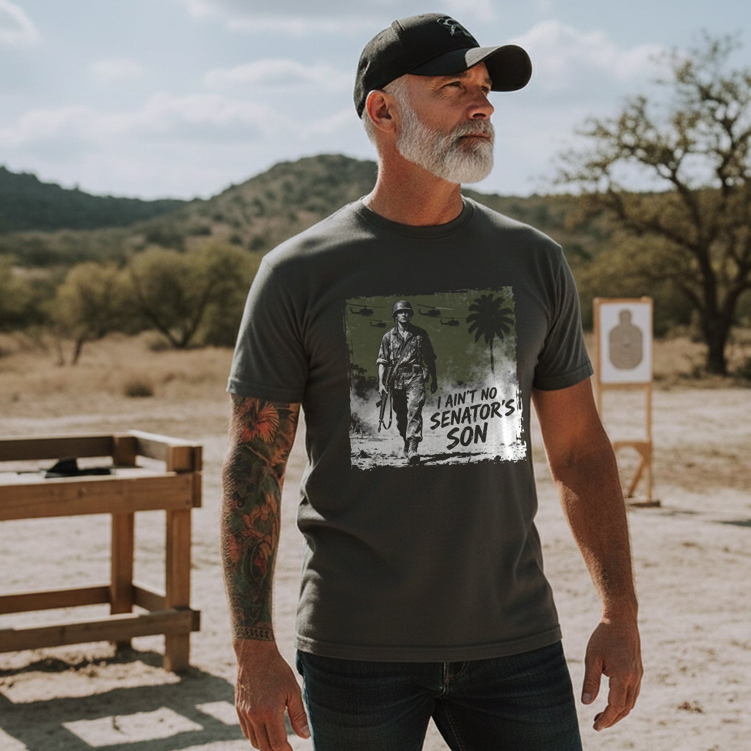 I Aint No Senators Son Military Patriotic T-Shirt